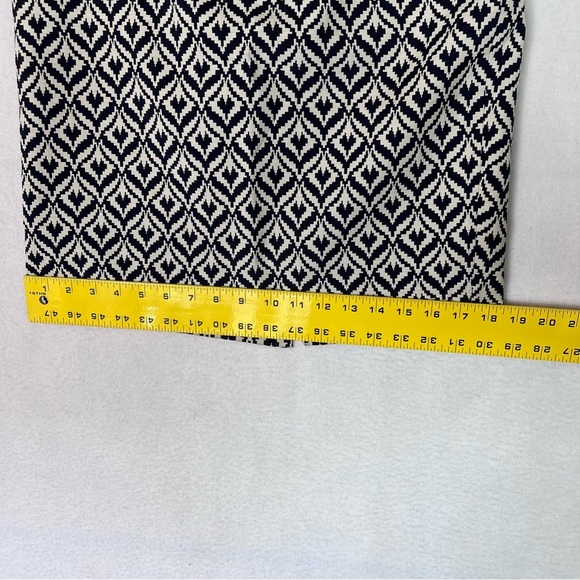 The Limited Geometric Blue and White Print Pencil Skirt - Picture 14 of 16
